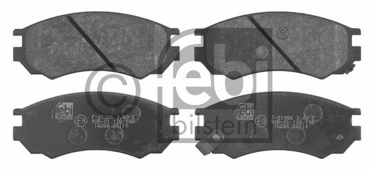 Kit de plaquettes de frein, frein à disque