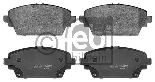 Kit de plaquettes de frein, frein à disque