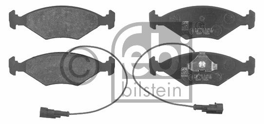 Kit de plaquettes de frein, frein à disque