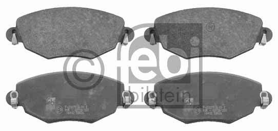 Kit de plaquettes de frein, frein à disque