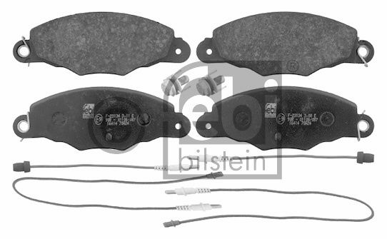 Kit de plaquettes de frein, frein à disque