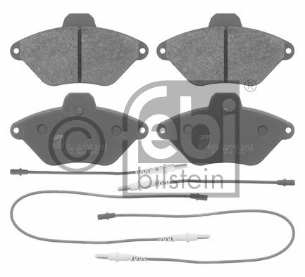 Kit de plaquettes de frein, frein à disque