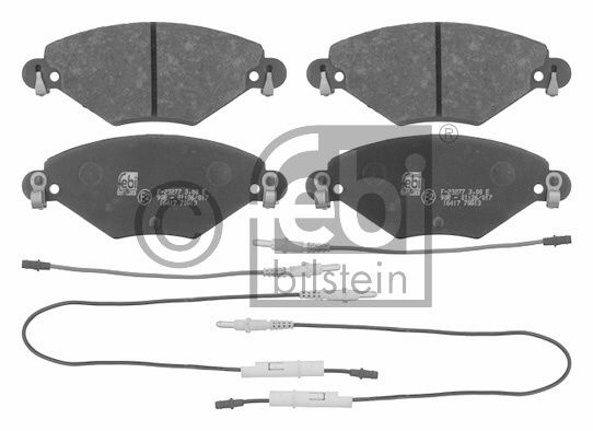 Kit de plaquettes de frein, frein à disque