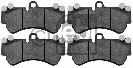 Kit de plaquettes de frein, frein à disque