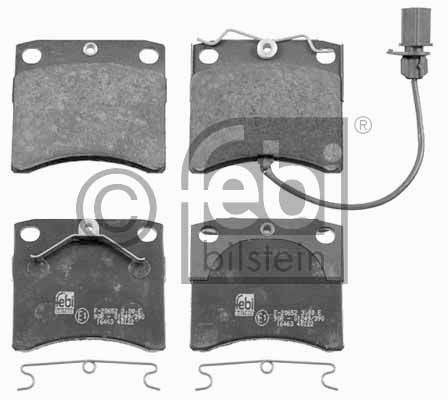 Kit de plaquettes de frein, frein à disque