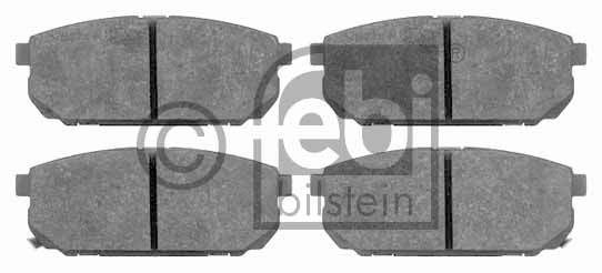Kit de plaquettes de frein, frein à disque