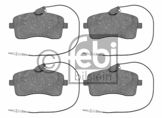 Kit de plaquettes de frein, frein à disque