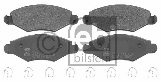 Kit de plaquettes de frein, frein à disque