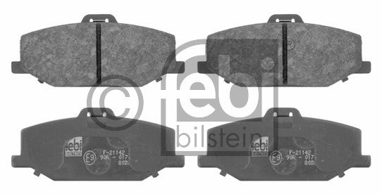 Kit de plaquettes de frein, frein à disque