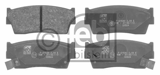 Kit de plaquettes de frein, frein à disque