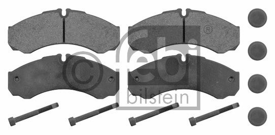 Kit de plaquettes de frein, frein à disque