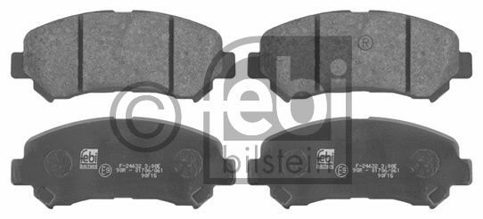 Kit de plaquettes de frein, frein à disque