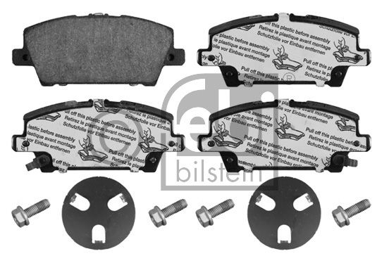 Kit de plaquettes de frein, frein à disque