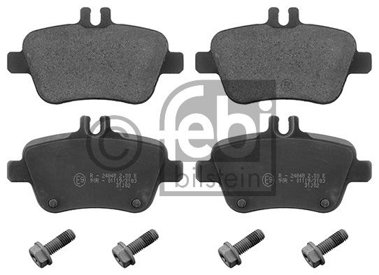 Kit de plaquettes de frein, frein à disque