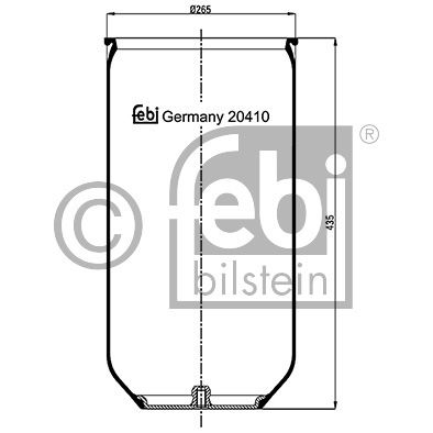 Soufflet à air, suspension pneumatique