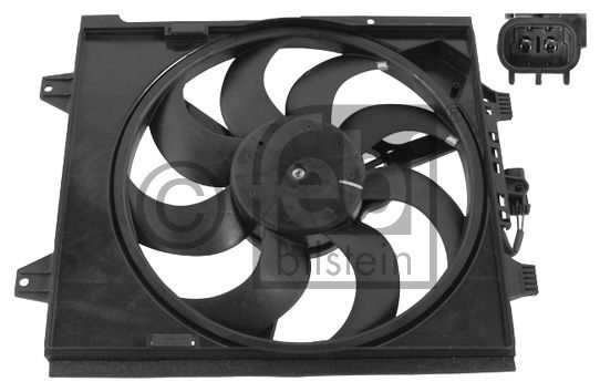 Ventilateur, refroidissement du moteur