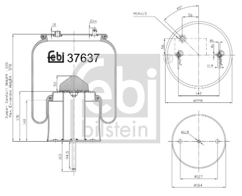 Ressort pneumatique, suspension pneumatique