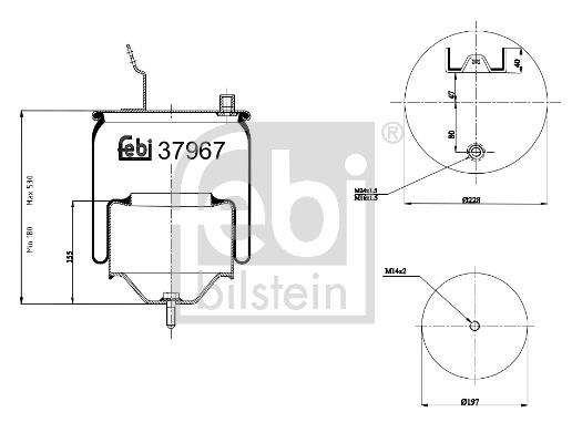 Soufflet à air, suspension pneumatique