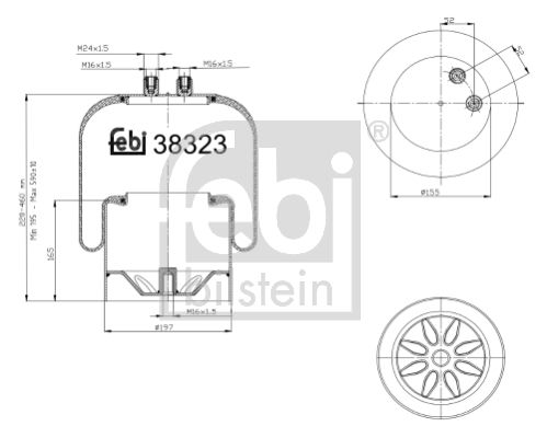 Ressort pneumatique, suspension pneumatique