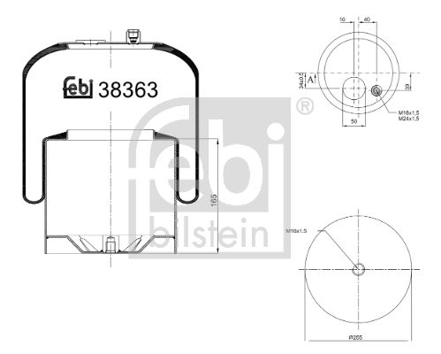 Soufflet à air, suspension pneumatique