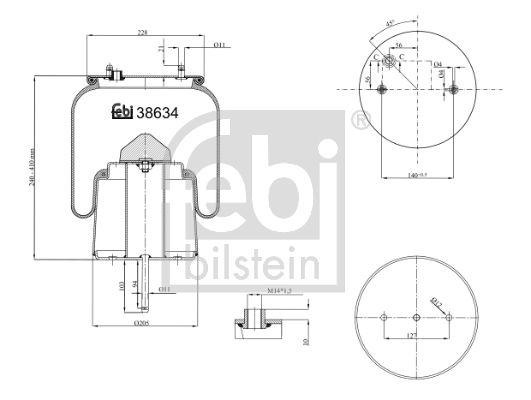 Soufflet à air, suspension pneumatique