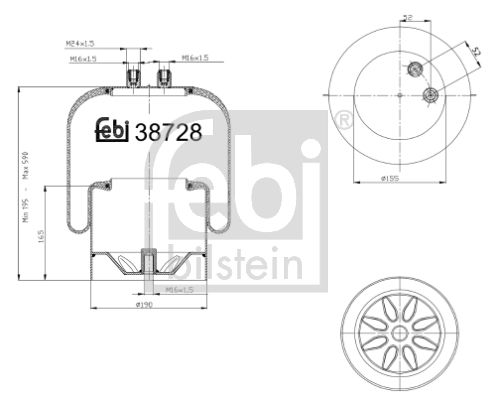 Ressort pneumatique, suspension pneumatique