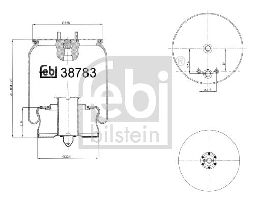 Soufflet à air, suspension pneumatique