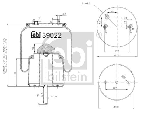 Ressort pneumatique, suspension pneumatique