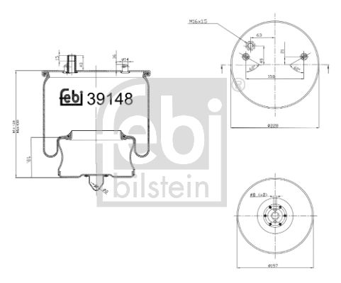 Soufflet à air, suspension pneumatique