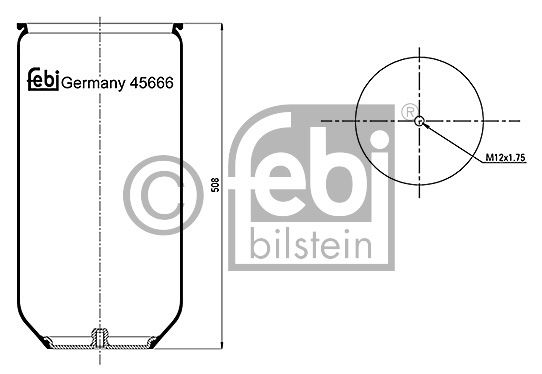 Soufflet à air, suspension pneumatique