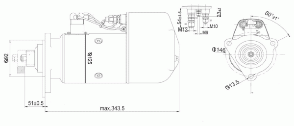 Démarreur Brand New DELCO REMY (Heavy Duty)