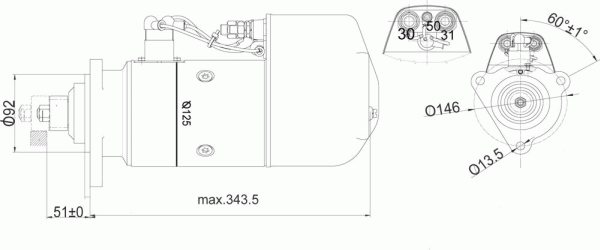 Démarreur Brand New DELCO REMY (Heavy Duty)