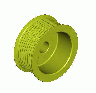Poulie, alternateur Brand New DELCO REMY (Heavy Duty)