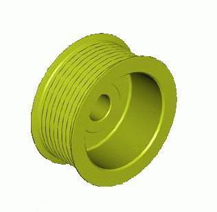 Poulie, alternateur Brand New DELCO REMY (Heavy Duty)