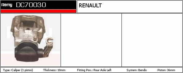 Étrier de frein Remanufactured REMY (Multiline)