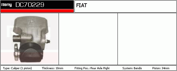Étrier de frein Remanufactured REMY (Multiline)