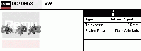 Étrier de frein Remanufactured REMY (Multiline)