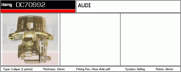 Étrier de frein Remanufactured REMY (Multiline)