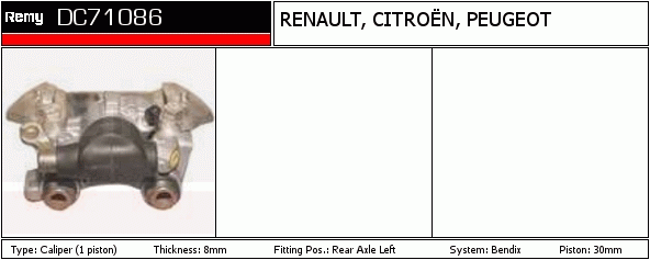 Étrier de frein Remanufactured REMY (Multiline)