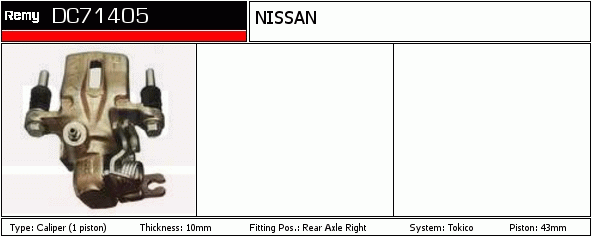 Étrier de frein Remanufactured REMY (Multiline)