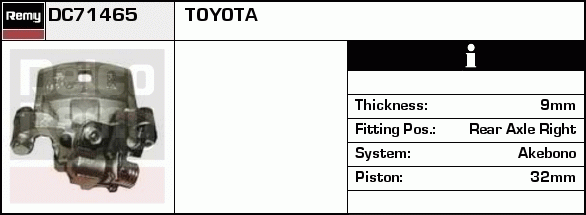 Étrier de frein Remanufactured REMY (Multiline)