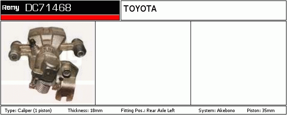 Étrier de frein Remanufactured REMY (Multiline)