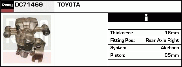 Étrier de frein Remanufactured REMY (Multiline)