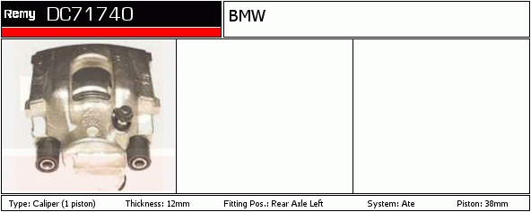 Étrier de frein Remanufactured REMY (Multiline)