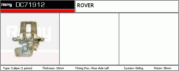 Étrier de frein Remanufactured REMY (Multiline)