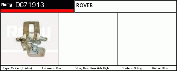 Étrier de frein Remanufactured REMY (Multiline)