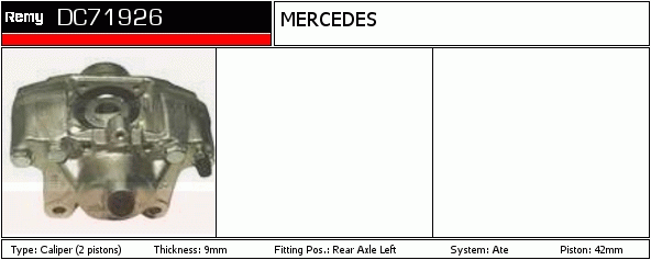 Étrier de frein Remanufactured REMY (Multiline)