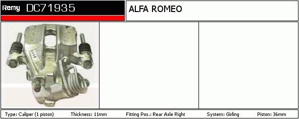 Étrier de frein Remanufactured REMY (Multiline)