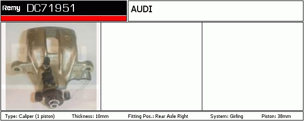 Étrier de frein Remanufactured REMY (Multiline)