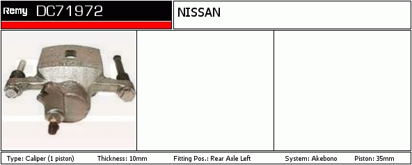 Étrier de frein Remanufactured REMY (Multiline)